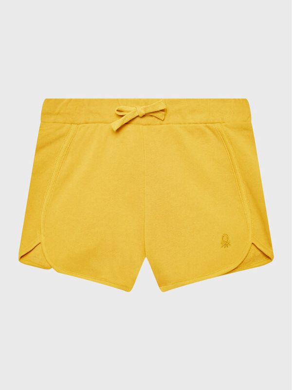 United Colors Of Benetton United Colors Of Benetton Спортни шорти 3J70G900O Жълт Regular Fit