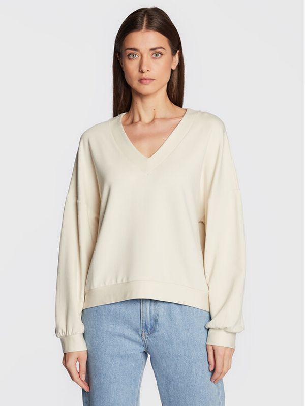 United Colors Of Benetton United Colors Of Benetton Суитшърт 30RAD400K Бежов Relaxed Fit