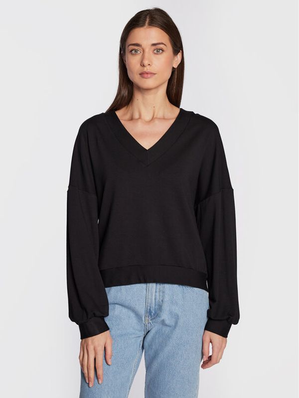 United Colors Of Benetton United Colors Of Benetton Суитшърт 30RAD400K Черен Relaxed Fit