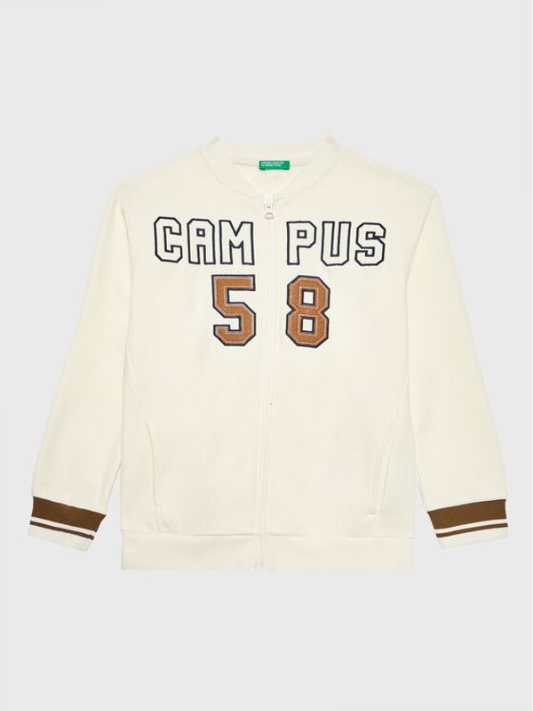 United Colors Of Benetton United Colors Of Benetton Суитшърт 30UNC501T Екрю Regular Fit