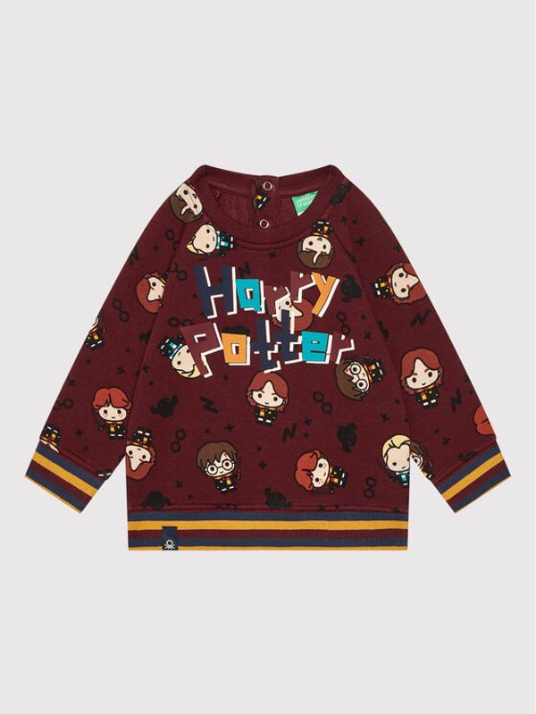 United Colors Of Benetton United Colors Of Benetton Суитшърт 32L5C100M Бордо Regular Fit