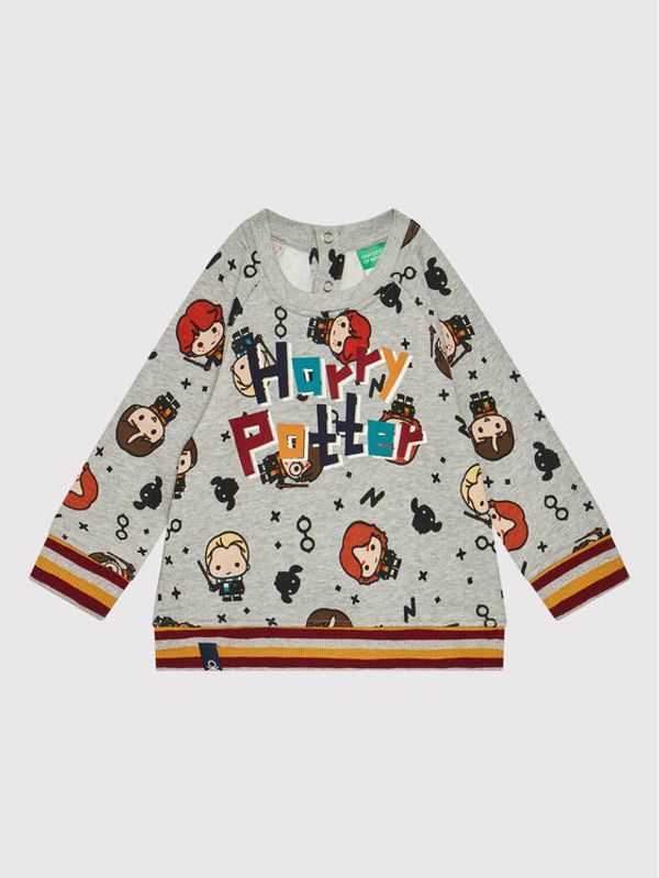 United Colors Of Benetton United Colors Of Benetton Суитшърт 32L5C100M Сив Regular Fit