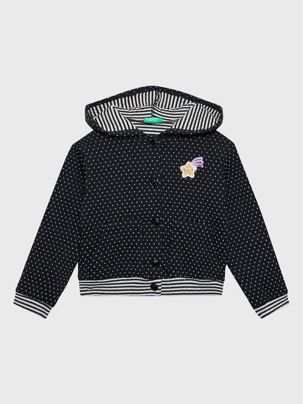 United Colors Of Benetton United Colors Of Benetton Суитшърт 337YG500U Черен Regular Fit