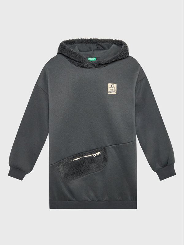 United Colors Of Benetton United Colors Of Benetton Суитшърт 34NEC201W Сив Relaxed Fit