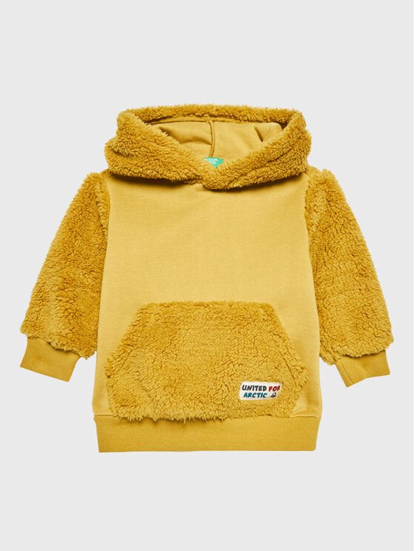 United Colors Of Benetton United Colors Of Benetton Суитшърт 34NEG501K Жълт Regular Fit