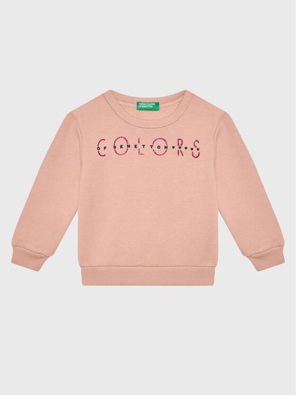 United Colors Of Benetton United Colors Of Benetton Суитшърт 35TMG105T Розов Regular Fit