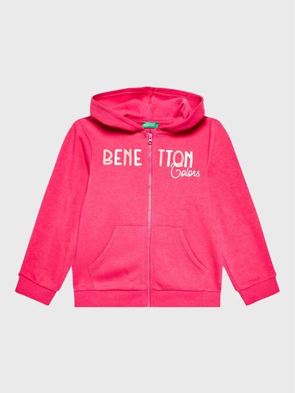 United Colors Of Benetton United Colors Of Benetton Суитшърт 35TMG501H Розов Regular Fit