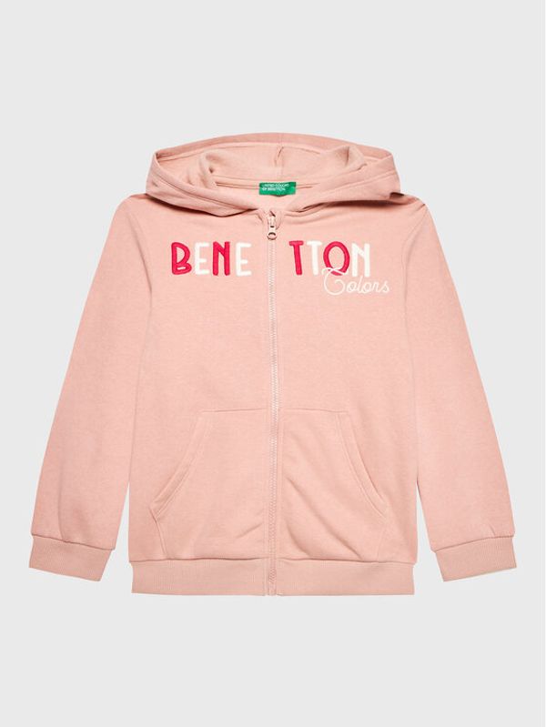 United Colors Of Benetton United Colors Of Benetton Суитшърт 35TMG501H Розов Regular Fit