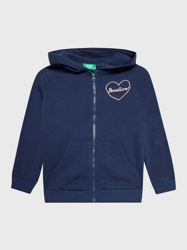 United Colors Of Benetton United Colors Of Benetton Суитшърт 35TMG501H Тъмносин Regular Fit