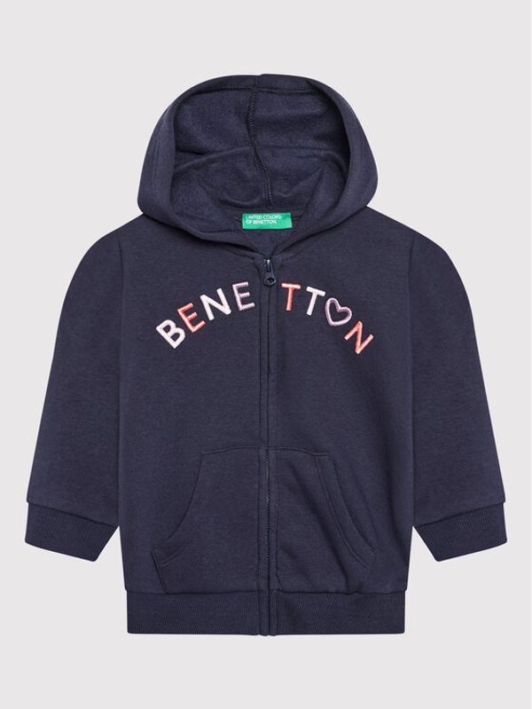 United Colors Of Benetton United Colors Of Benetton Суитшърт 39M2C5002 Тъмносин Regular Fit