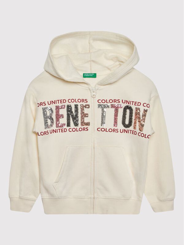 United Colors Of Benetton United Colors Of Benetton Суитшърт 39M2C5996 Бежов Regular Fit