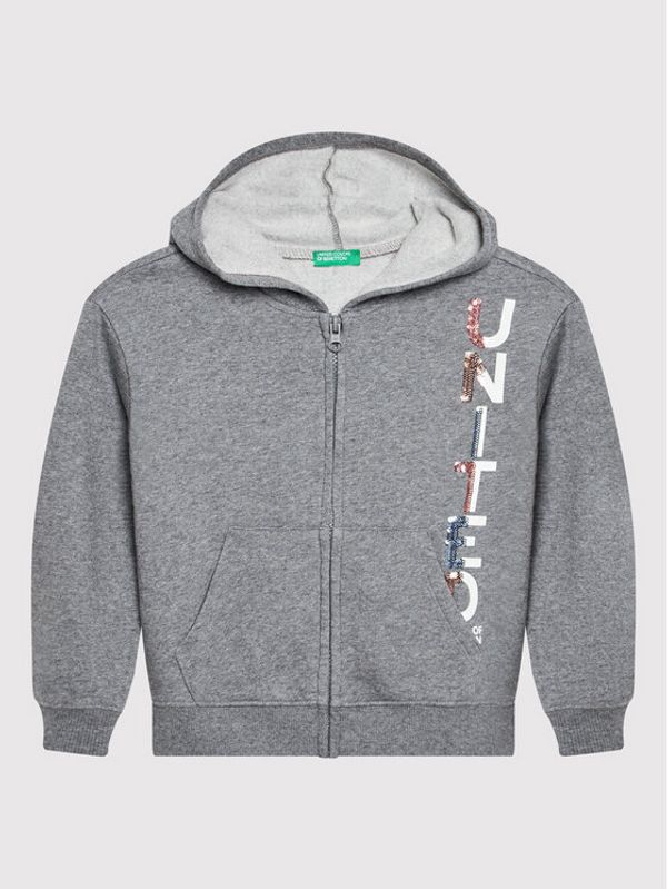 United Colors Of Benetton United Colors Of Benetton Суитшърт 39M2C5996 Сив Regular Fit