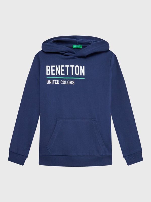 United Colors Of Benetton United Colors Of Benetton Суитшърт 3BC1C202C Тъмносин Regular Fit