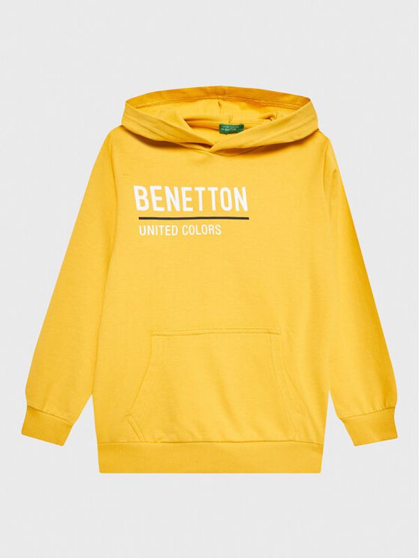 United Colors Of Benetton United Colors Of Benetton Суитшърт 3BC1C202C Жълт Regular Fit