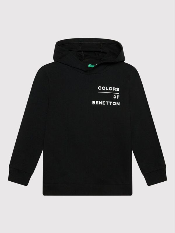 United Colors Of Benetton United Colors Of Benetton Суитшърт 3BC1C2262 Черен Regular Fit