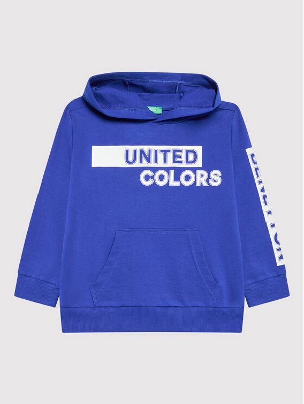 United Colors Of Benetton United Colors Of Benetton Суитшърт 3BC1C2262 Син Regular Fit