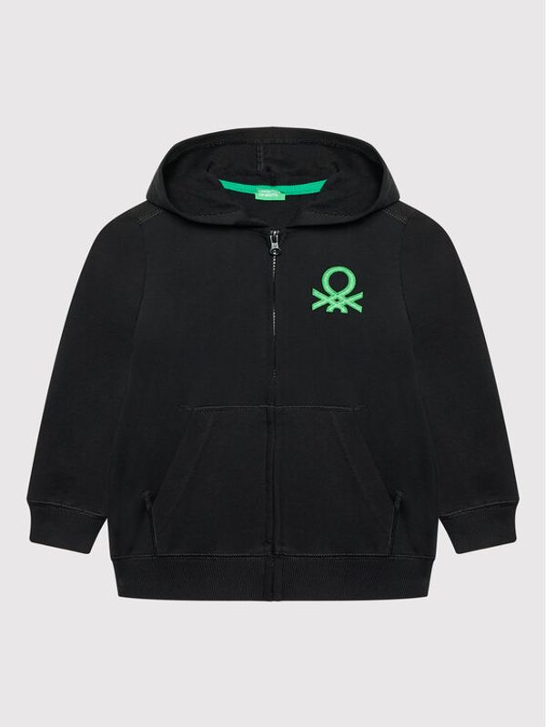 United Colors Of Benetton United Colors Of Benetton Суитшърт 3BC1C5937 Черен Regular Fit