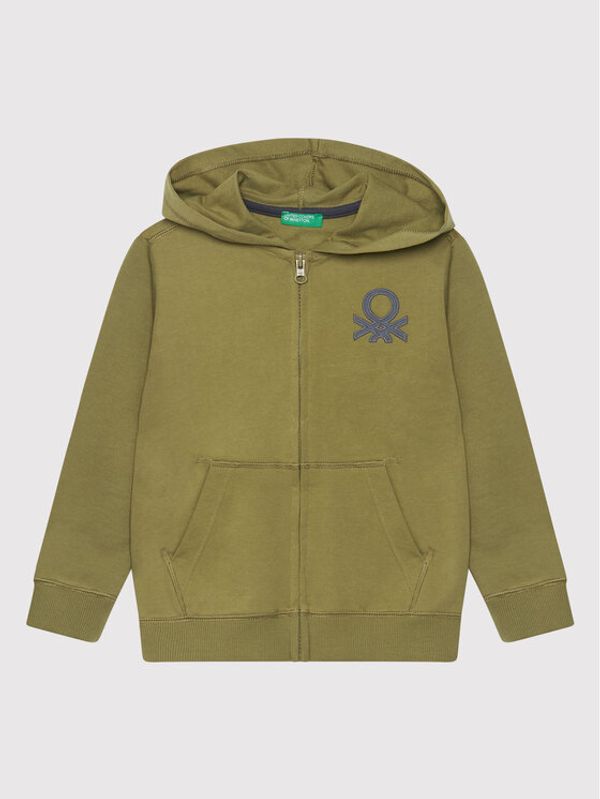 United Colors Of Benetton United Colors Of Benetton Суитшърт 3BC1C5937 Зелен Regular Fit