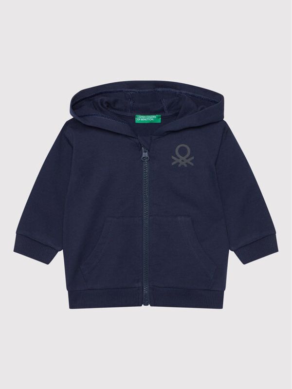 United Colors Of Benetton United Colors Of Benetton Суитшърт 3BC1G500D Тъмносин Regular Fit