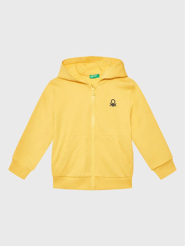 United Colors Of Benetton United Colors Of Benetton Суитшърт 3BC1G501V Жълт Regular Fit
