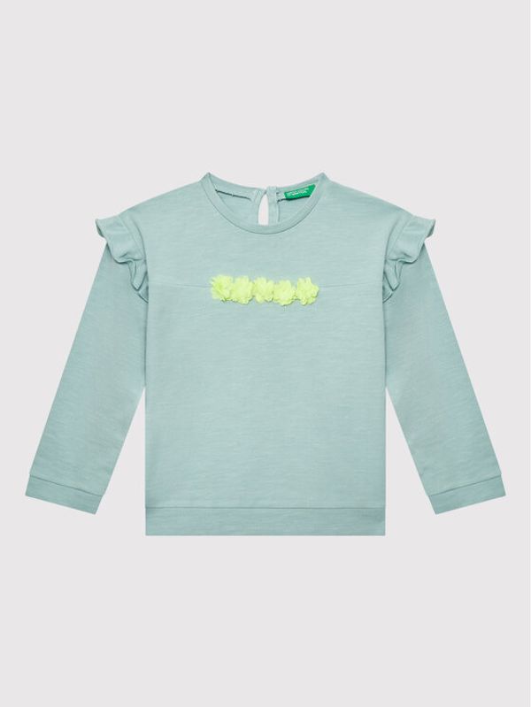 United Colors Of Benetton United Colors Of Benetton Суитшърт 3BGUG101M Син Regular Fit