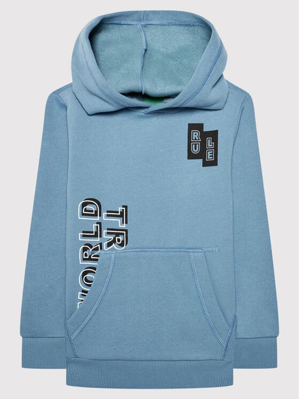 United Colors Of Benetton United Colors Of Benetton Суитшърт 3EB5C2287 Син Regular Fit