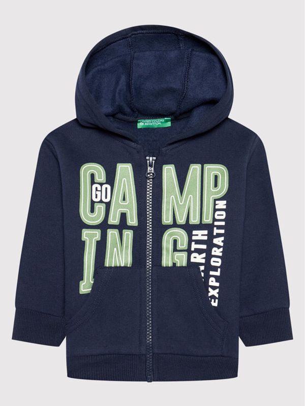 United Colors Of Benetton United Colors Of Benetton Суитшърт 3EB5C5007 Тъмносин Regular Fit