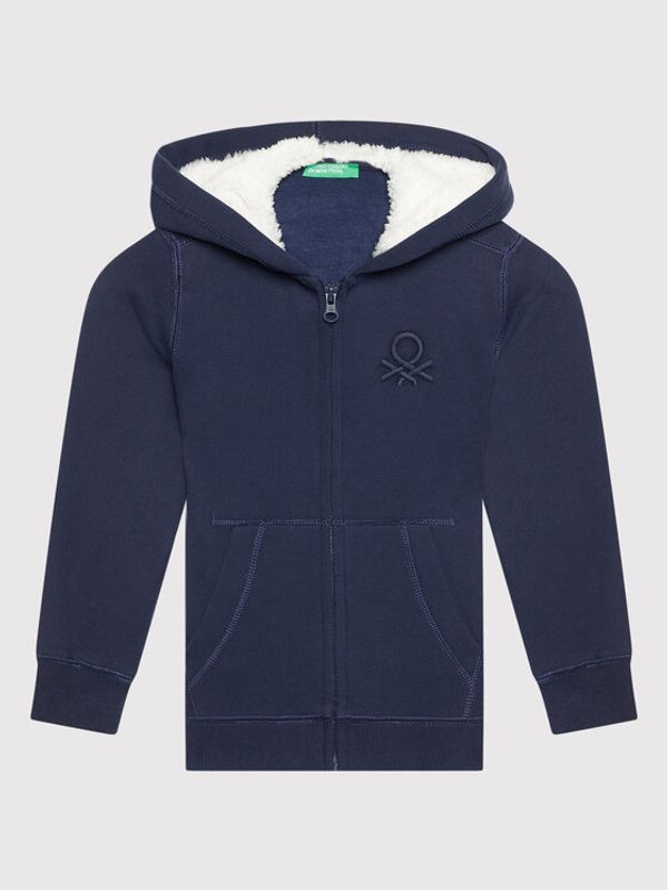 United Colors Of Benetton United Colors Of Benetton Суитшърт 3EB5C5829 Тъмносин Regular Fit