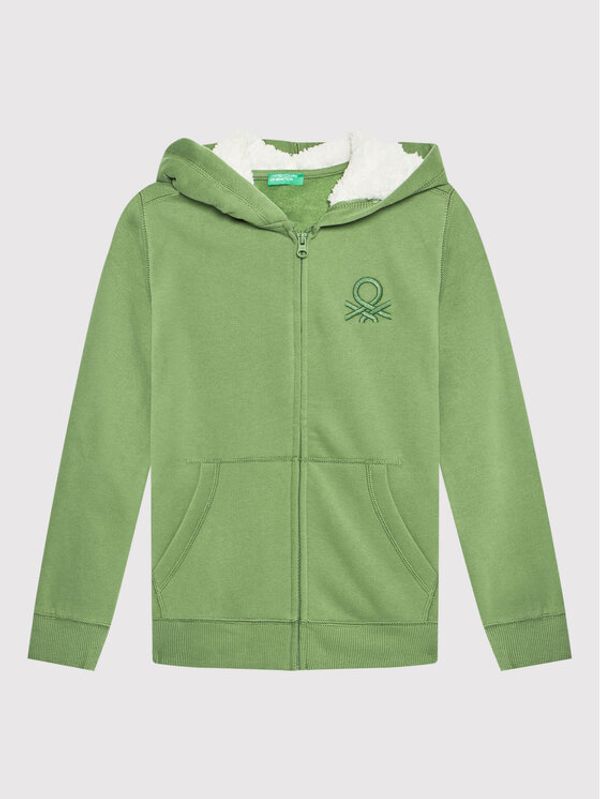 United Colors Of Benetton United Colors Of Benetton Суитшърт 3EB5C5829 Зелен Regular Fit