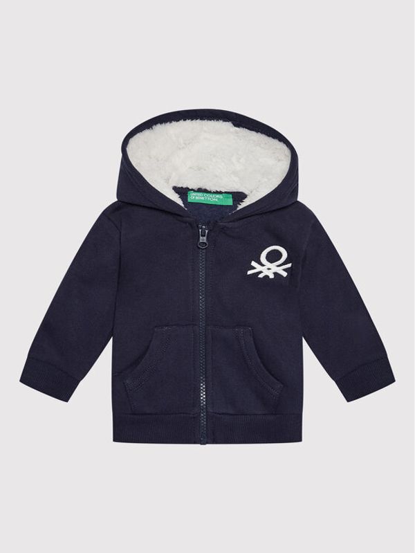 United Colors Of Benetton United Colors Of Benetton Суитшърт 3EB5C5997 Тъмносин Regular Fit