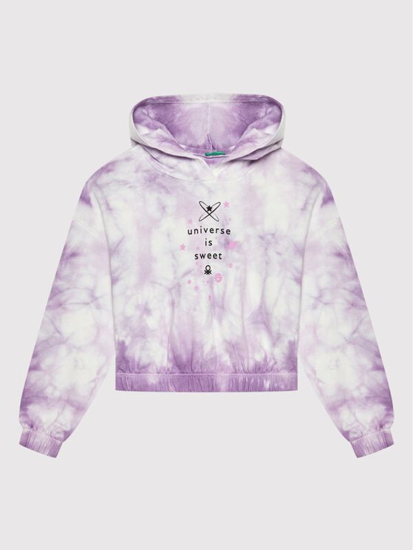 United Colors Of Benetton United Colors Of Benetton Суитшърт 3EM5C200J Виолетов Regular Fit