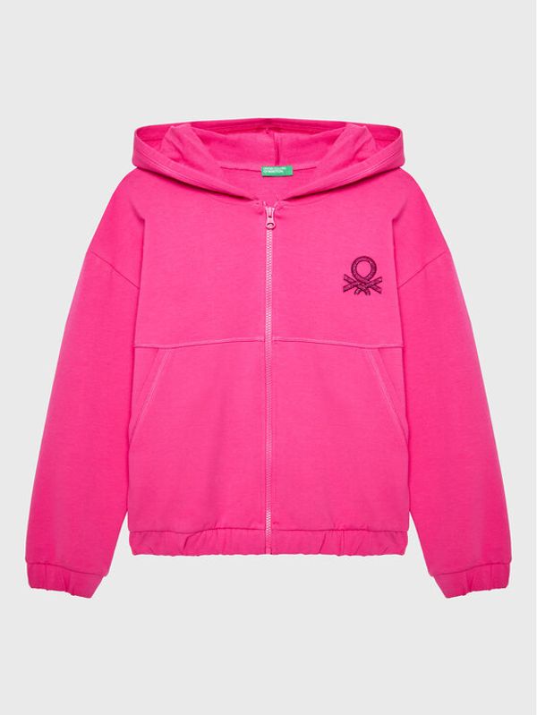 United Colors Of Benetton United Colors Of Benetton Суитшърт 3FVBC501X Розов Regular Fit