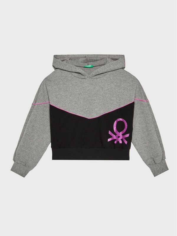 United Colors Of Benetton United Colors Of Benetton Суитшърт 3GNSC201G Сив Regular Fit