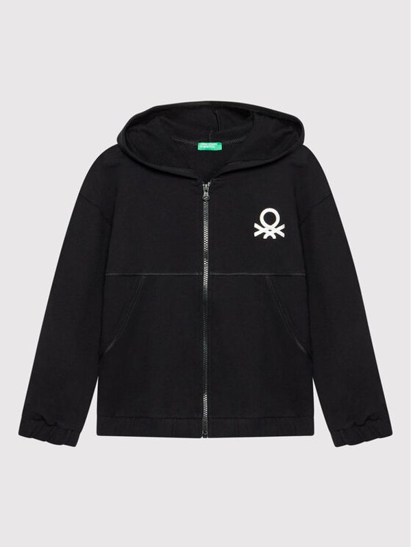 United Colors Of Benetton United Colors Of Benetton Суитшърт 3GNSC500O Черен Regular Fit