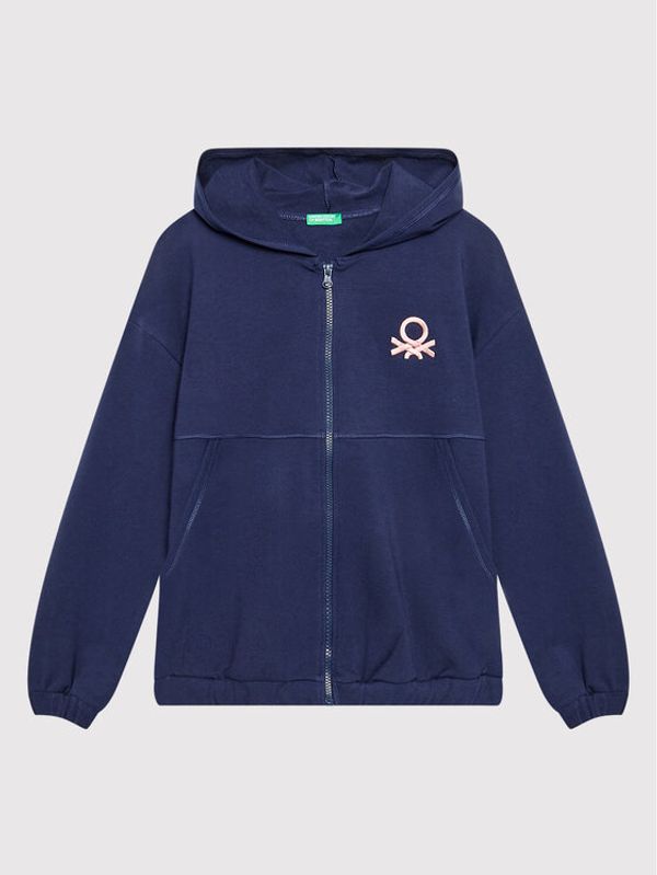 United Colors Of Benetton United Colors Of Benetton Суитшърт 3GNSC500O Тъмносин Regular Fit