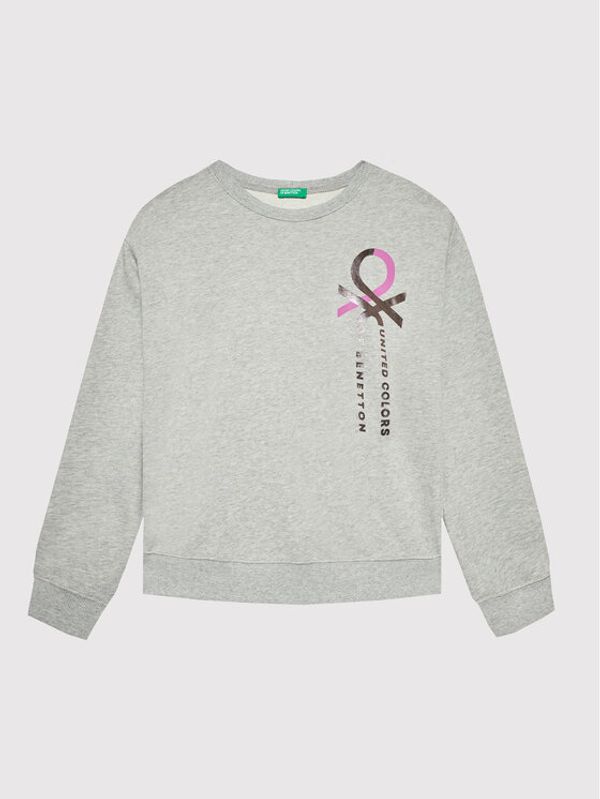 United Colors Of Benetton United Colors Of Benetton Суитшърт 3J68C105N Сив Modern Fit