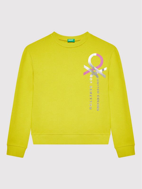 United Colors Of Benetton United Colors Of Benetton Суитшърт 3J68C105N Зелен Modern Fit