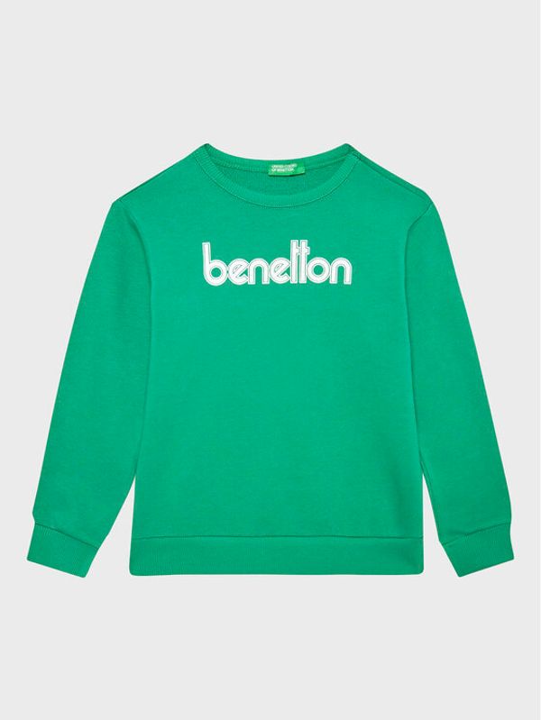 United Colors Of Benetton United Colors Of Benetton Суитшърт 3J68C109Z Зелен Regular Fit