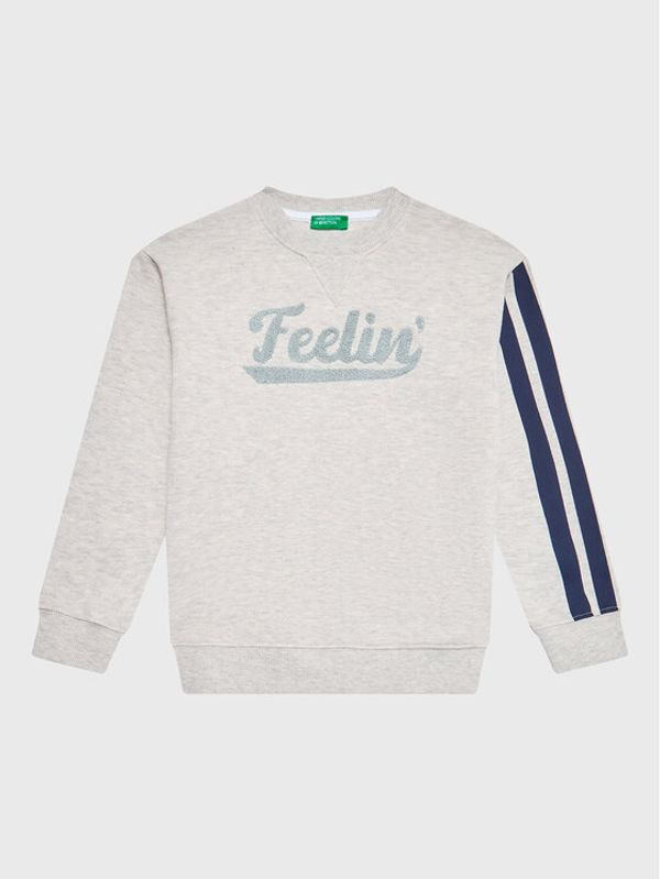 United Colors Of Benetton United Colors Of Benetton Суитшърт 3J68C10B8 Сив Regular Fit