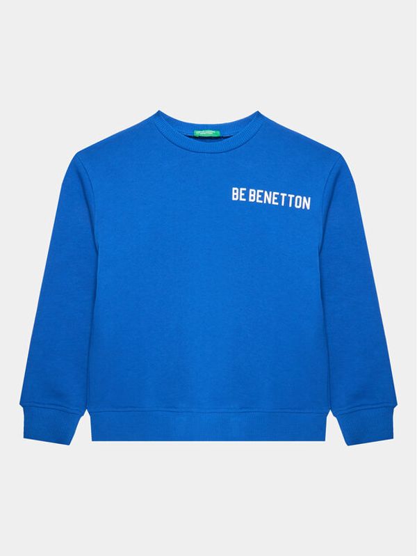 United Colors Of Benetton United Colors Of Benetton Суитшърт 3J68C10D4 Син Regular Fit