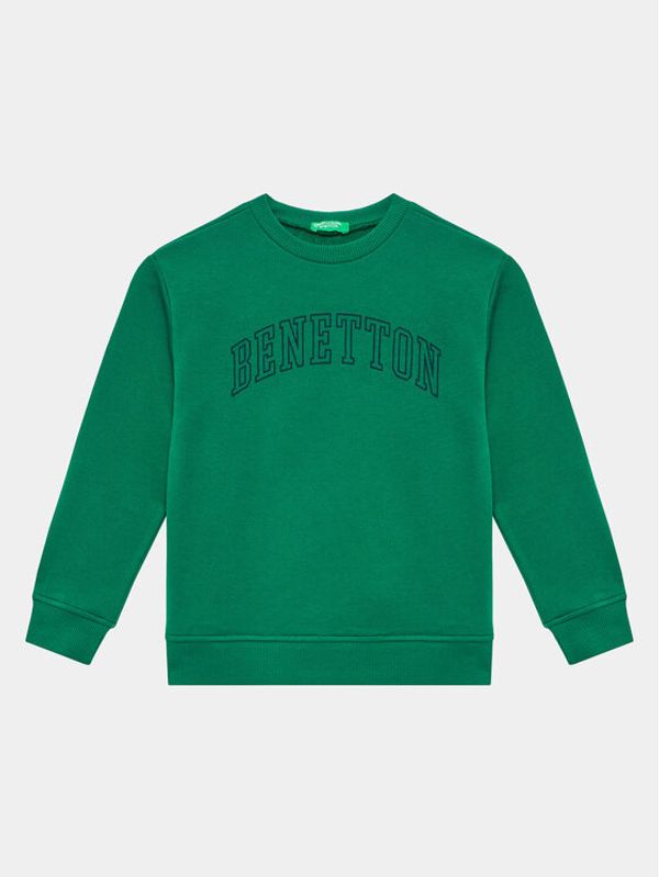 United Colors Of Benetton United Colors Of Benetton Суитшърт 3J68C10D4 Зелен Regular Fit