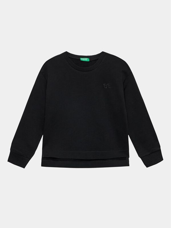 United Colors Of Benetton United Colors Of Benetton Суитшърт 3J68C10E1 Черен Relaxed Fit