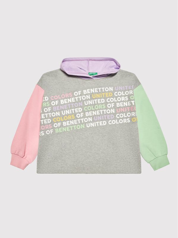 United Colors Of Benetton United Colors Of Benetton Суитшърт 3J68C200C Цветен Relaxed Fit