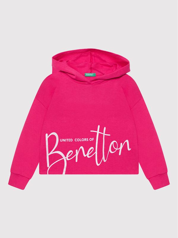 United Colors Of Benetton United Colors Of Benetton Суитшърт 3J68C200C Розов Boxy Fit