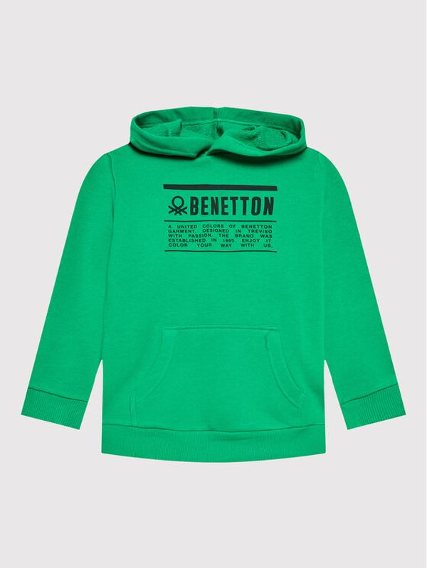 United Colors Of Benetton United Colors Of Benetton Суитшърт 3J68C200V Зелен Regular Fit