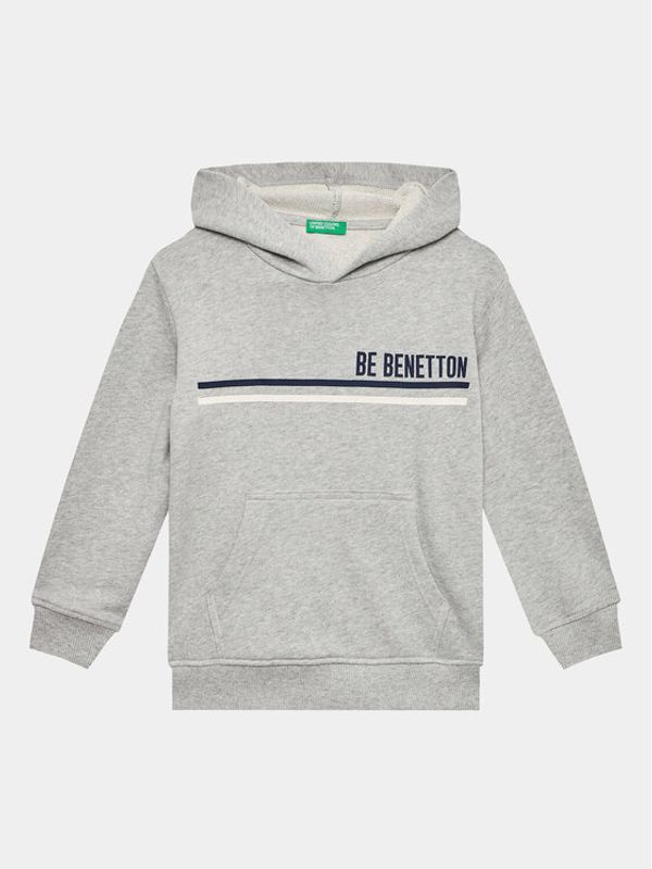 United Colors Of Benetton United Colors Of Benetton Суитшърт 3J68C202M Сив Regular Fit