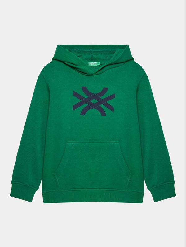 United Colors Of Benetton United Colors Of Benetton Суитшърт 3J68C202M Зелен Regular Fit