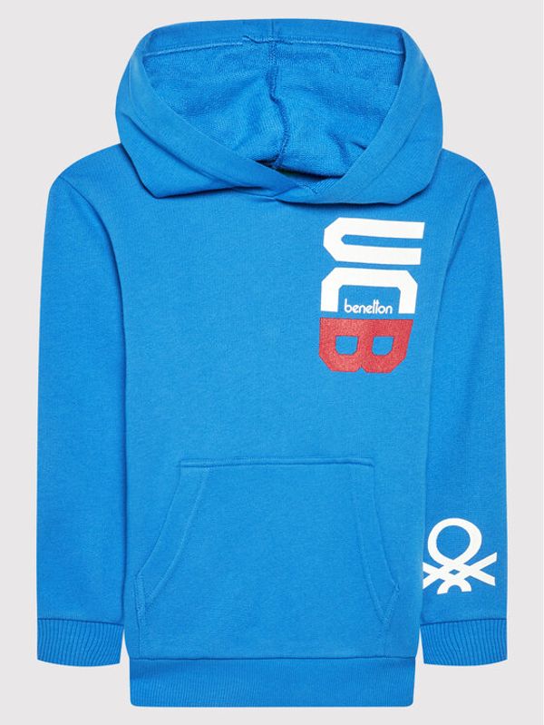 United Colors Of Benetton United Colors Of Benetton Суитшърт 3J68C2285 Син Regular Fit