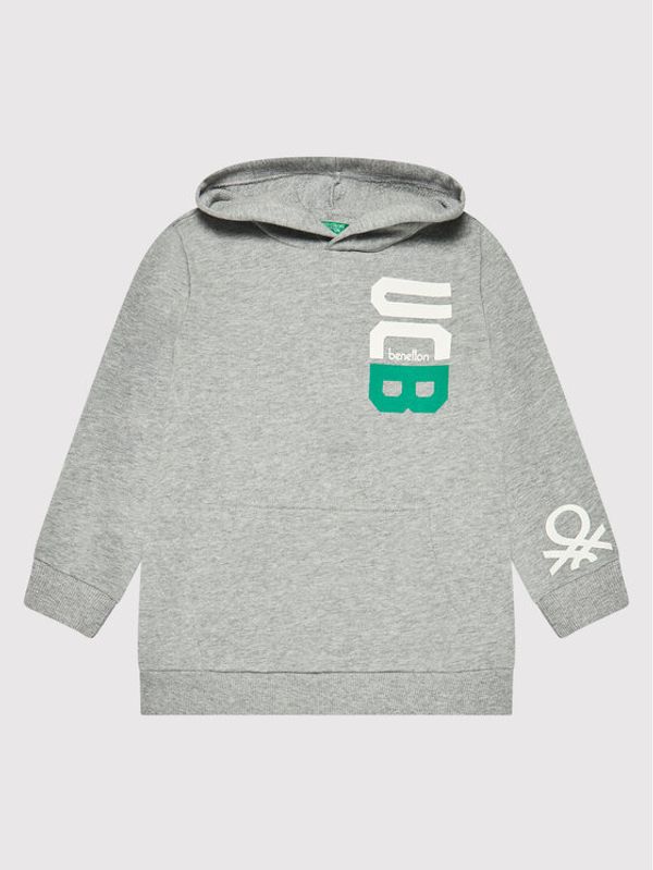 United Colors Of Benetton United Colors Of Benetton Суитшърт 3J68C2285 Сив Regular Fit