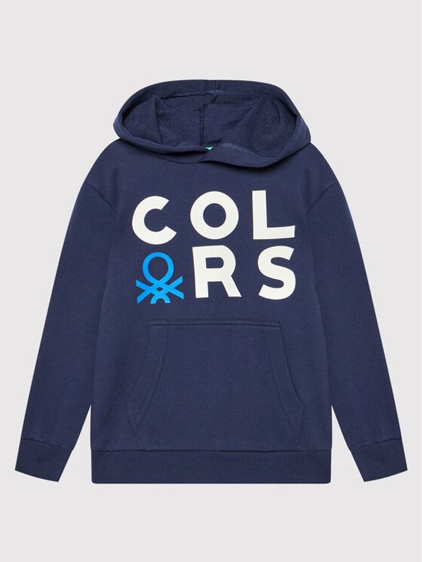 United Colors Of Benetton United Colors Of Benetton Суитшърт 3J68C2285 Тъмносин Regular Fit